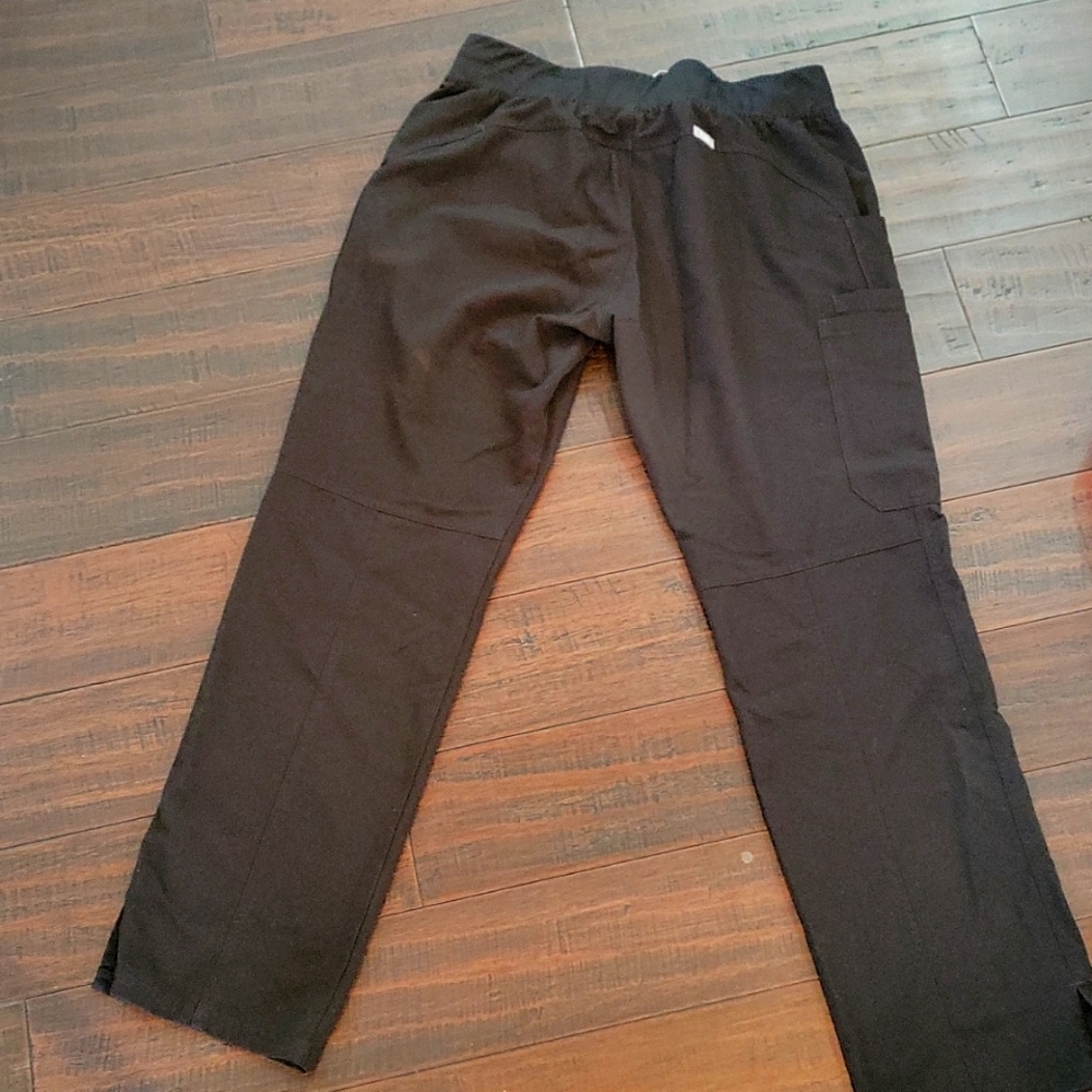 Figs black scrub pants.